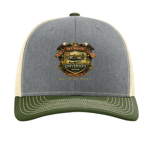 Heather Grey/ Birch/ Army Olive - FRONT
